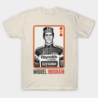 Miguel Induráin ---- Retro Style Original Design T-Shirt